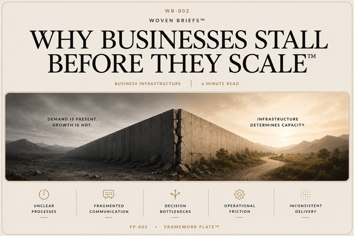 Why Businesses Stall Before They Scale
